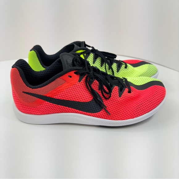 Men’s New Nike Zoom Rival Distance DC8725-601 Red Volt Sneaker Shoes Size 9 - Picture 4 of 10